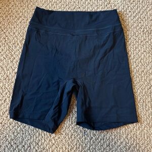 Navy Biker Shorts